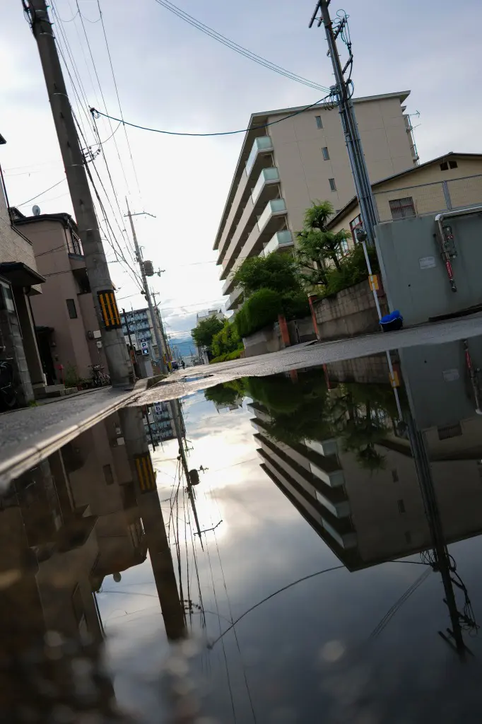 雨上がりのリフレクション